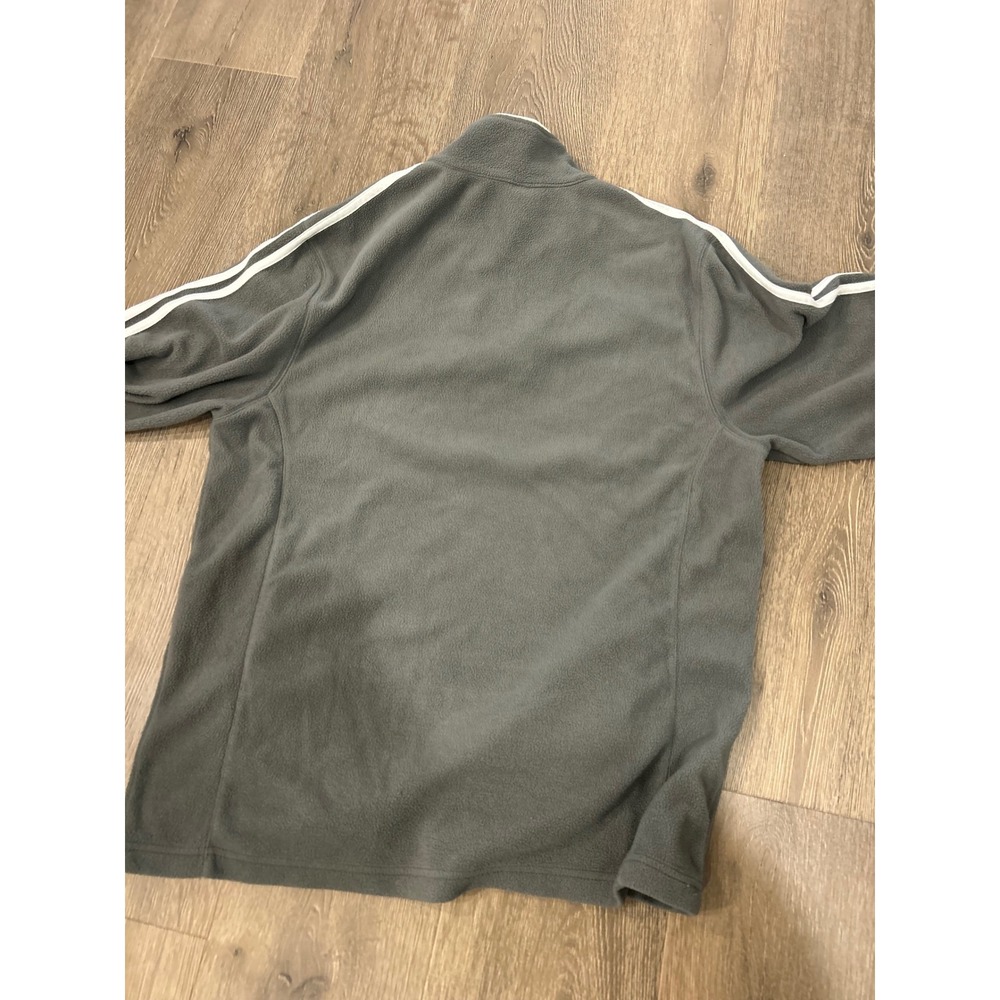 Adidas Mens Tennessee Volunteers Quarter Zip Fleece Pullover Gray Large NCAA - Picture 9 of 9